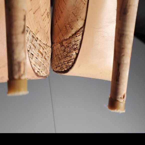 Stuart Weitzman Cork Heels Size 9M - Picture 14 of 16